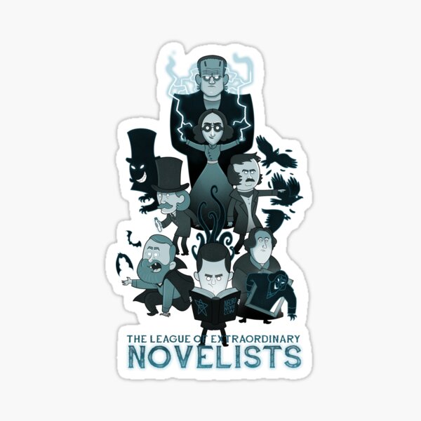 Extraordinary Novelists Sticker
