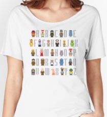 Muppet Alphabet Women's Relaxed Fit T-Shirt