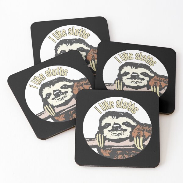 Item preview, I Like Sloths Stencil designed and sold by RevolutionInPaint.