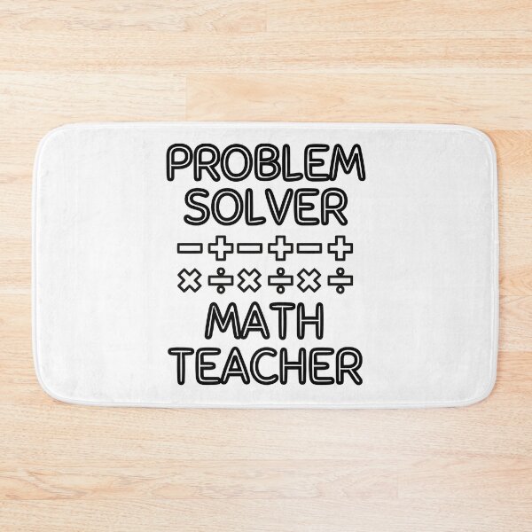 Item preview, Problem Solver Math Teacher designed and sold by CBCreations73.