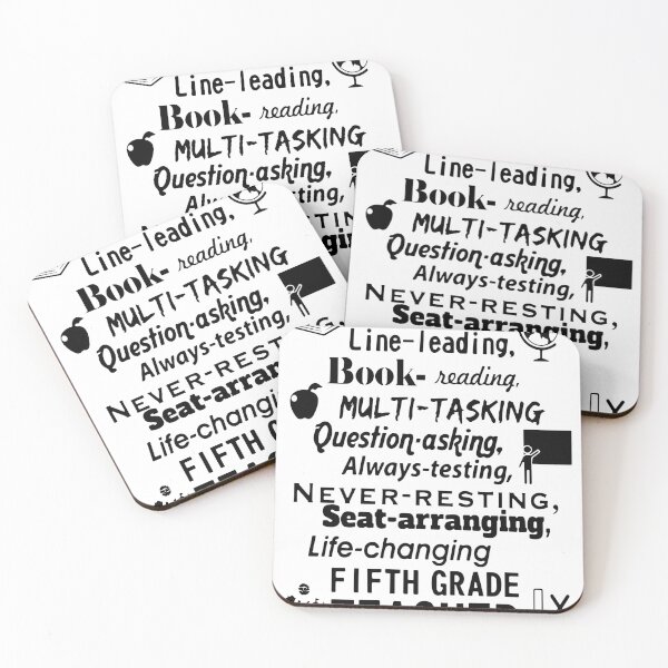 Item preview, i am a line leading book reading multu tasking question asking always testing never resting seat arreanging life changing fifth grade teacher nerd designed and sold by RalphTrottier.