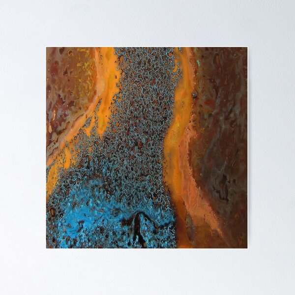 Item preview, Copper Blue Waves designed and sold by RochelleLee.