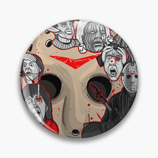 Item preview, Friday the 13th character collage  designed and sold by Chiffon529.