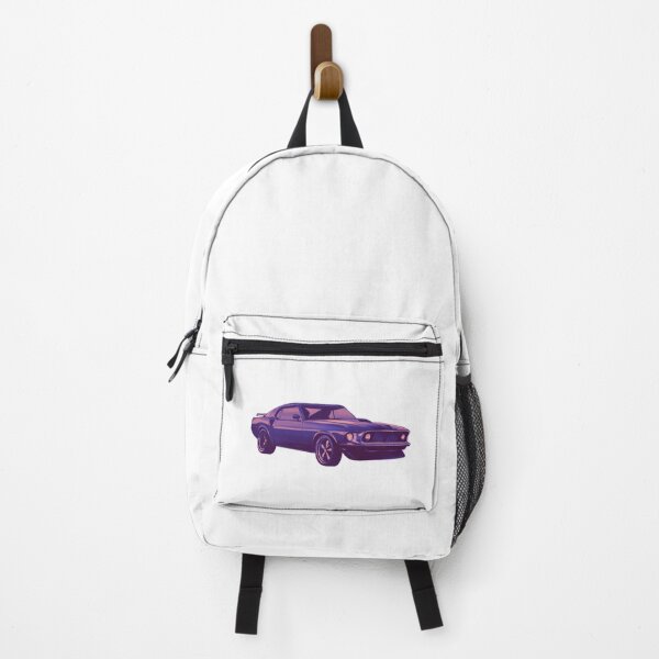 Item preview, Retro muscle car blue yellow tone designed and sold by Bianca Brownish.