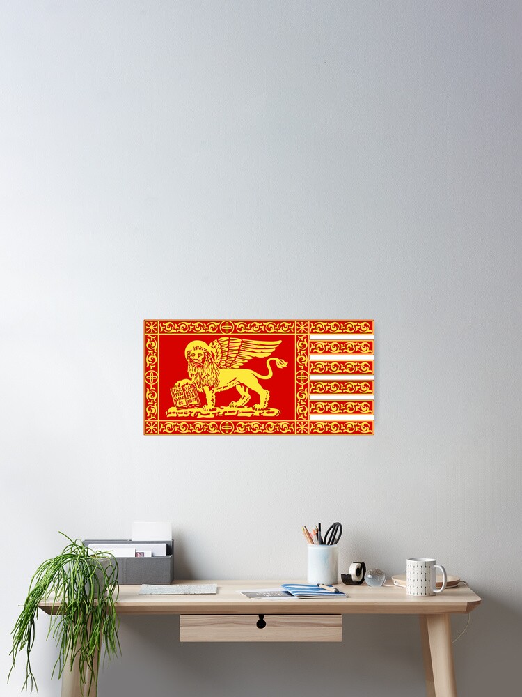 Thumbnail 2 of 3, Poster, Venice Flag designed and sold by mattpanta.