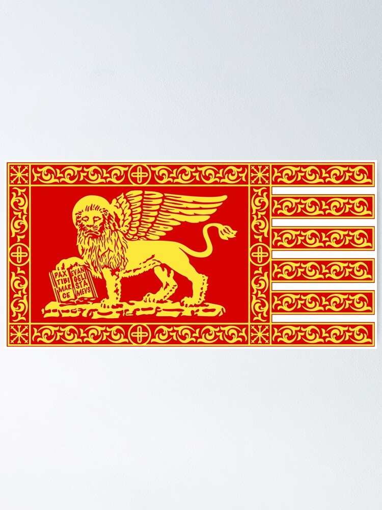 Thumbnail 1 of 3, Poster, Venice Flag designed and sold by mattpanta.