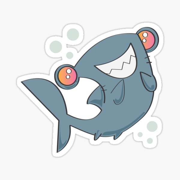 Happy Hammerhead Shark Sticker