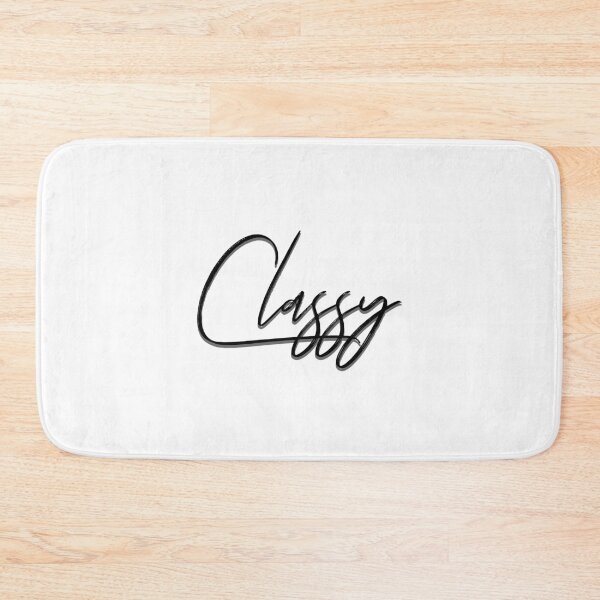 Item preview, Classy - Black writing designed and sold by EdgyDesignForU.