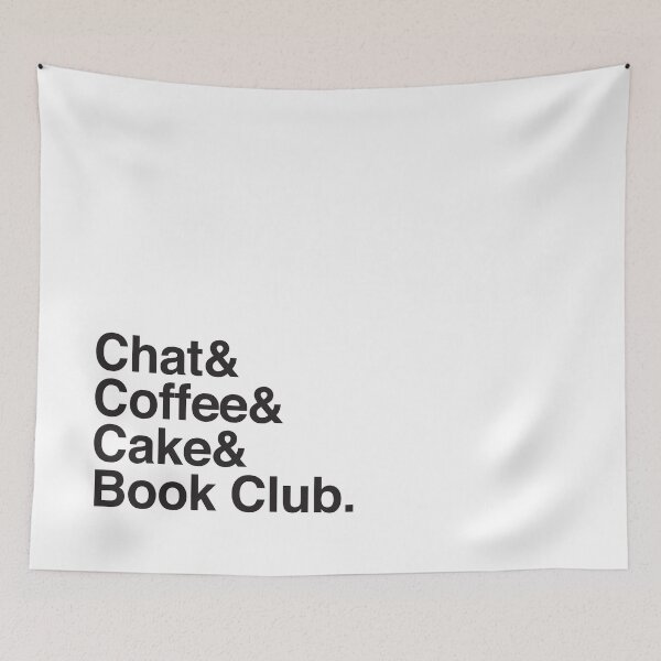 Item preview, Chat & Coffee & Cake and Book Club designed and sold by jazzydevil.