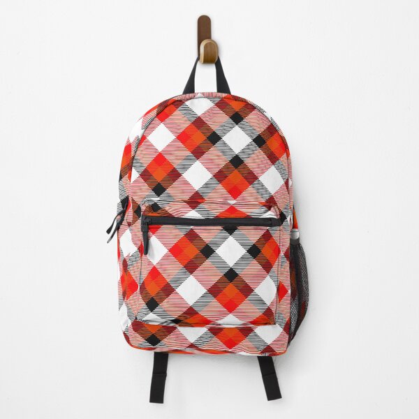 Item preview, Coral ,Black And White Diagonal Buffalo Plaid designed and sold by Tamas Das.
