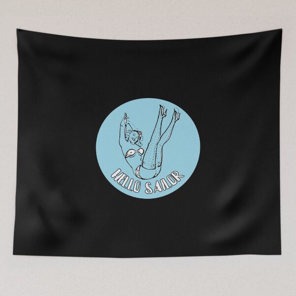 Artikelvorschau, Hallo Sailor Vintage Pinup entworfen und verkauft von RevolutionInPaint.