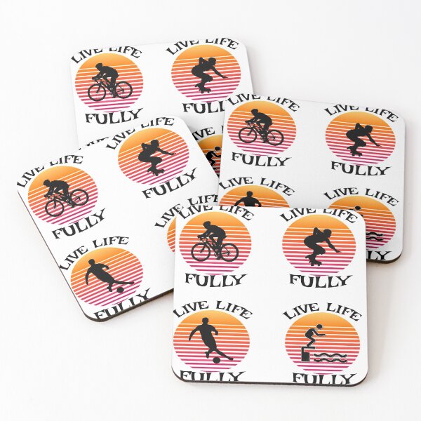 Item preview, Live life fully living fully sticker pack designed and sold by shirtsdesignpk.