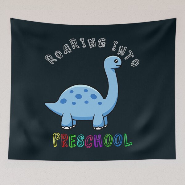 Item preview, Roaring Into Preschool Cute Blue One designed and sold by Olhado.