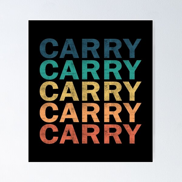 Item preview, Carry Name T Shirt - Carry Vintage Retro Carry Name Gift Item Tee designed and sold by cattontawn.