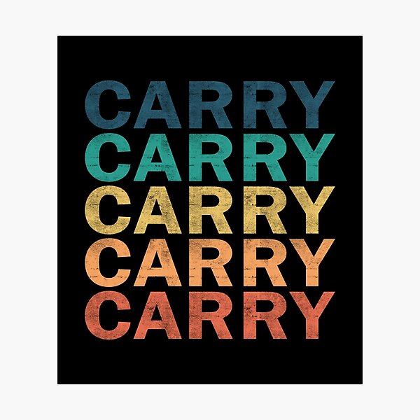 Item preview, Carry Name T Shirt - Carry Vintage Retro Carry Name Gift Item Tee designed and sold by cattontawn.