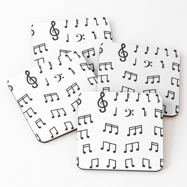 Item preview, cute black music note sticker designed and sold by ikutosaufi.