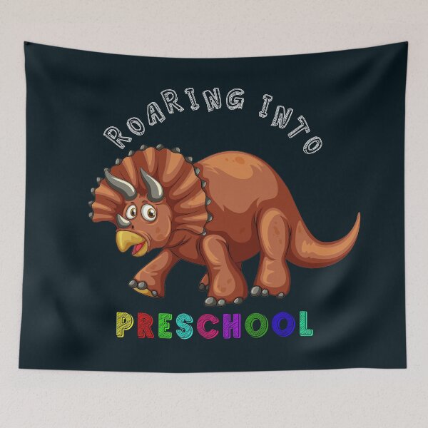 Item preview, Roaring Into Preschool Cute Dark Orange Dinosaur designed and sold by Olhado.