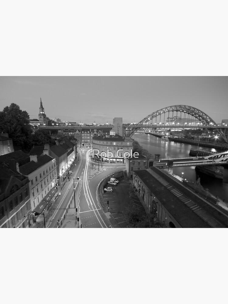 Sandhill, Newcastle upon Tyne at Dusk, Monochrome by robcole