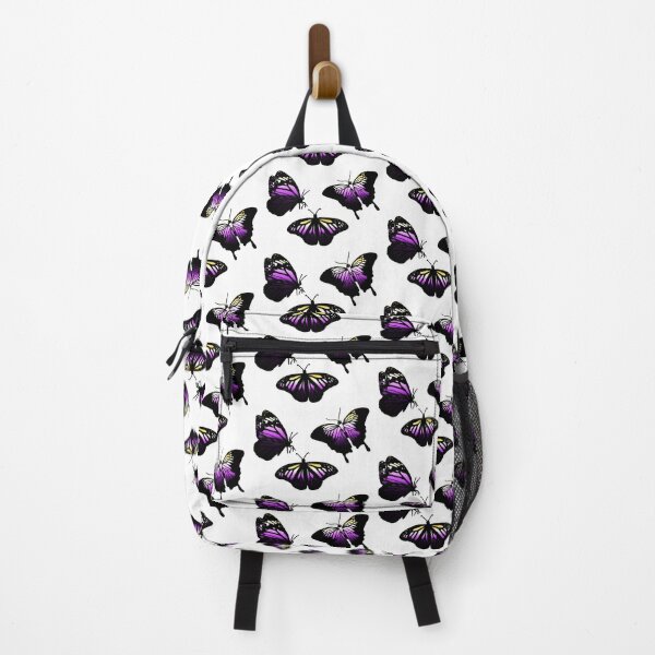 Item preview, Nonbinary Flag Butterflies designed and sold by Cerealchair1959.