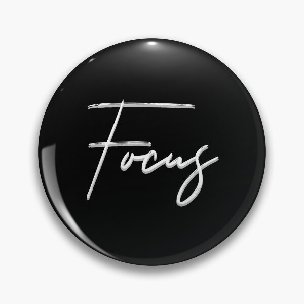 Item preview, Focus - White writing designed and sold by EdgyDesignForU.