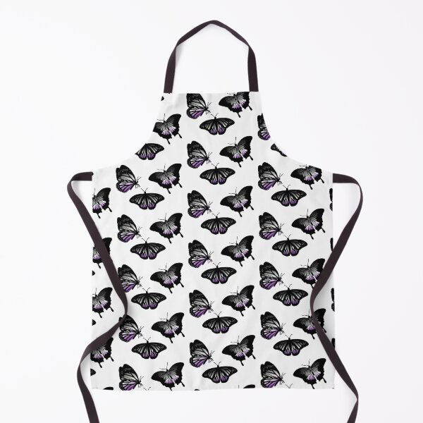 Item preview, Asexual Flag Butterflies designed and sold by Cerealchair1959.