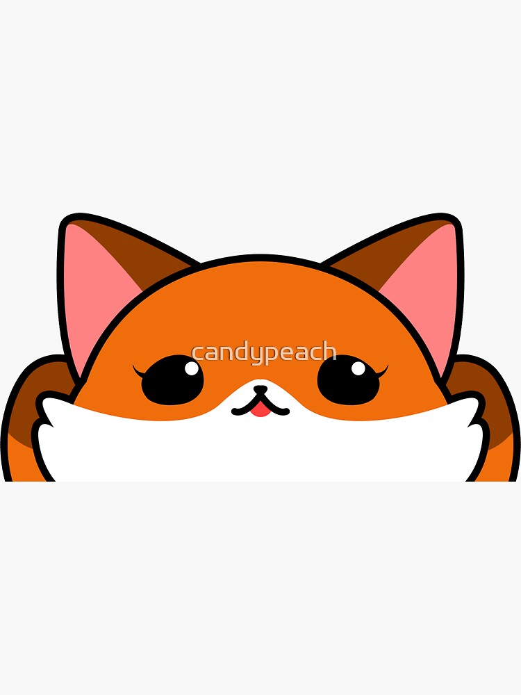 Red fox 2018 redraw  Sticker for Sale by Giulialibard