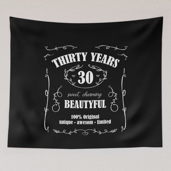 Item preview, 30 Years -Sweet, Charaming And Beautiful - awesom designed and sold by Shirt-Designs.