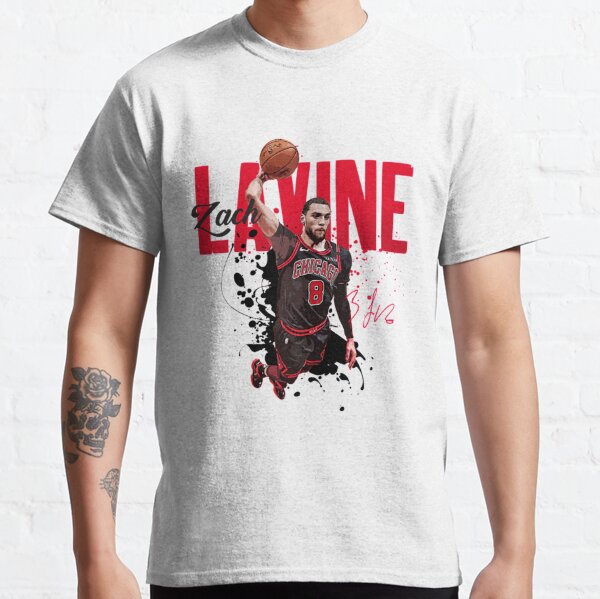 Chicago Bulls Nike Name & Number Association T-Shirt - Zach Lavine - Mens