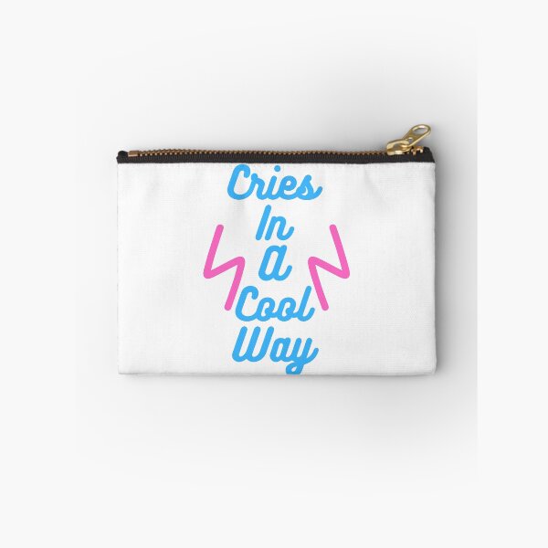 Item preview, Cries In A Cool Way funny stickers designed and sold by InnovantDesigns.
