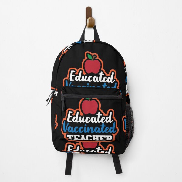 Item preview, Educated Vaccinated Teacher | Welcome Back To School Educators designed and sold by GravitiTees.