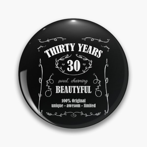 Aperçu de l'œuvre 30 ans, douce, charmante et belle - fête créée et vendue par Shirt-Designs.