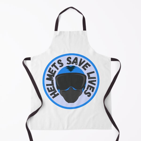 Item preview, helmets save lives blue designed and sold by InsaneCorner.