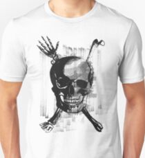 Wicked Skull with Bones Unisex T-Shirt