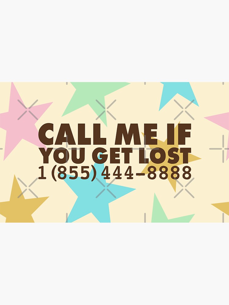 TYLER, THE CREATOR CALL ME IF YOU GET LOST LOGO MERCH (LIGHT/IVORY VER.)  Sticker for Sale by osakisbae