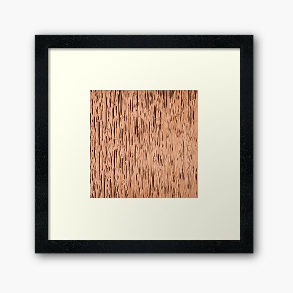 Rust Copper Textured Framed Art Print