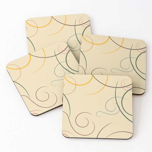 Item preview, Simply swirls - minimal abstract pattern designed and sold by ANikCreations.