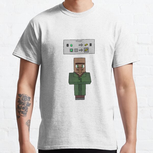 Minecraft Villager T Shirts Redbubble - roblox villager shirt