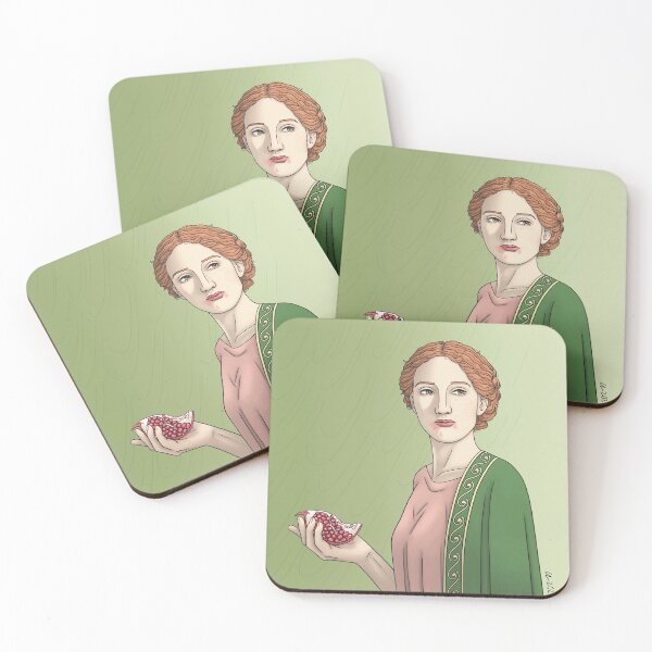 Item preview, Persephone with pomegranate designed and sold by CloudyCreativa.