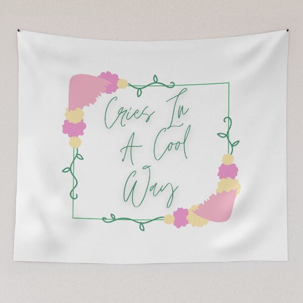 Item preview, Cries In A Cool Way funny stickers designed and sold by InnovantDesigns.