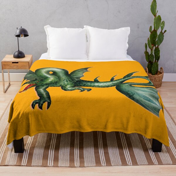 Item preview, Mythical Dragon Serpent in Watercolor designed and sold by MossBiscuit.