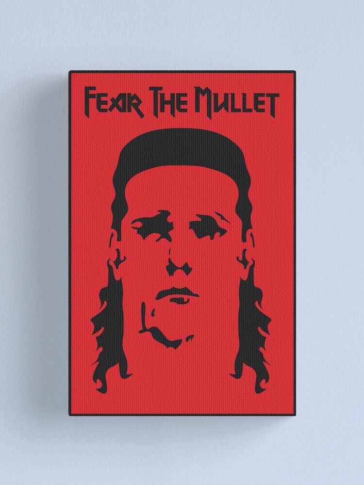 Thumbnail 2 of 3, Canvas Print, Fear the Mullet designed and sold by mulletsgalore.