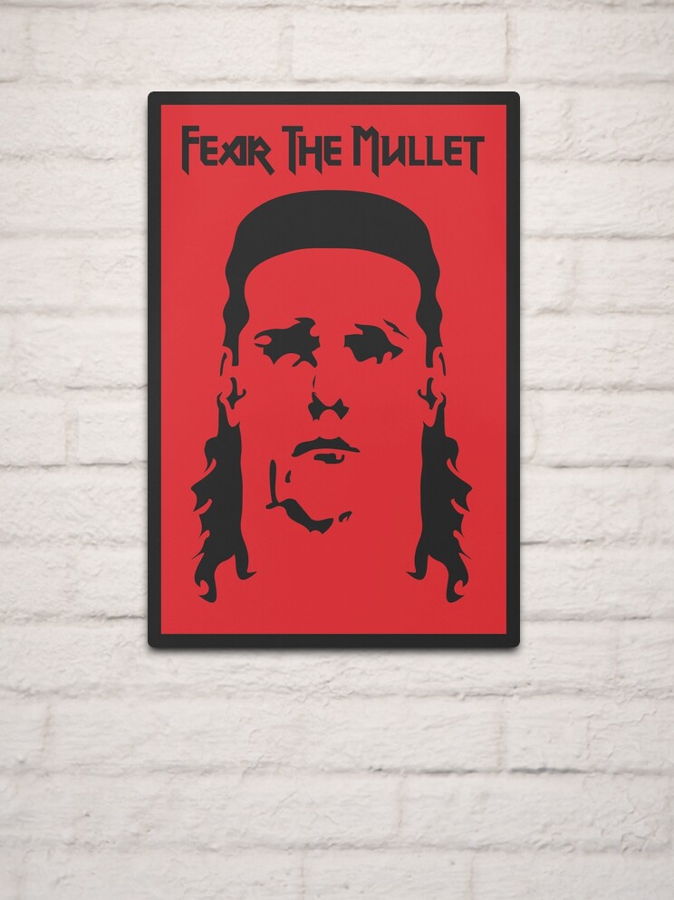 Thumbnail 2 of 4, Metal Print, Fear the Mullet designed and sold by mulletsgalore.