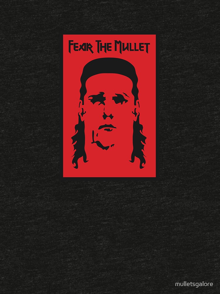 Thumbnail 7 of 7, Tri-blend T-Shirt, Fear the Mullet designed and sold by mulletsgalore.