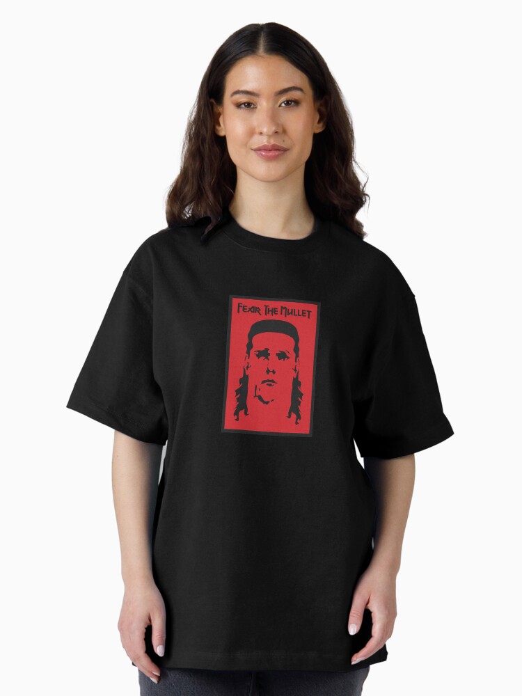 Thumbnail 2 of 7, Oversized T-Shirt, Fear the Mullet designed and sold by mulletsgalore.