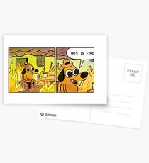 This is fine Postcards