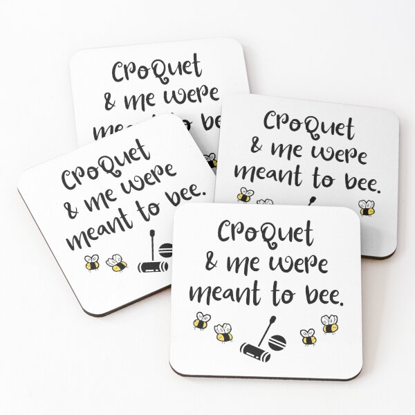 Item preview, Croquet & me were meant to bee. designed and sold by TheGreenGoat.