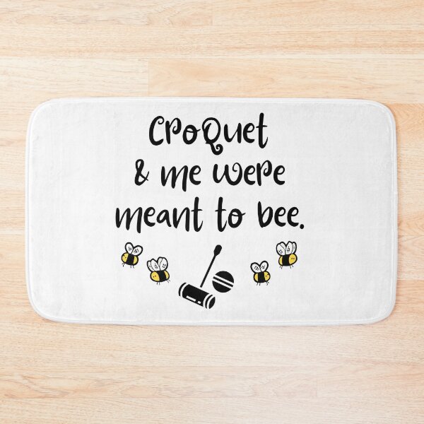 Item preview, Croquet & me were meant to bee. designed and sold by TheGreenGoat.