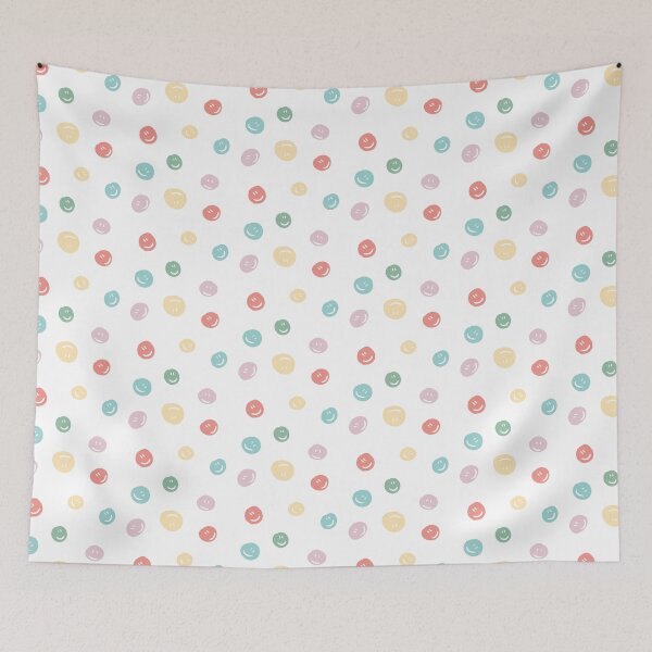 Item preview, cute pastel colorful little smileys designed and sold by moonbean-art.