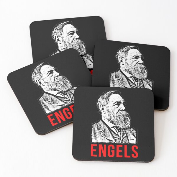 Item preview, Friedrich Engels Stencil designed and sold by RevolutionInPaint.
