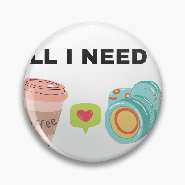 Item preview, all i need is coffee and camera designed and sold by printabstudio.
